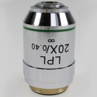 OBB-A1527 Obiettivo planacromatico Infinity per un'elevata distanza di funzionamento, 20.0/0.40 W.D. 8.35 mm